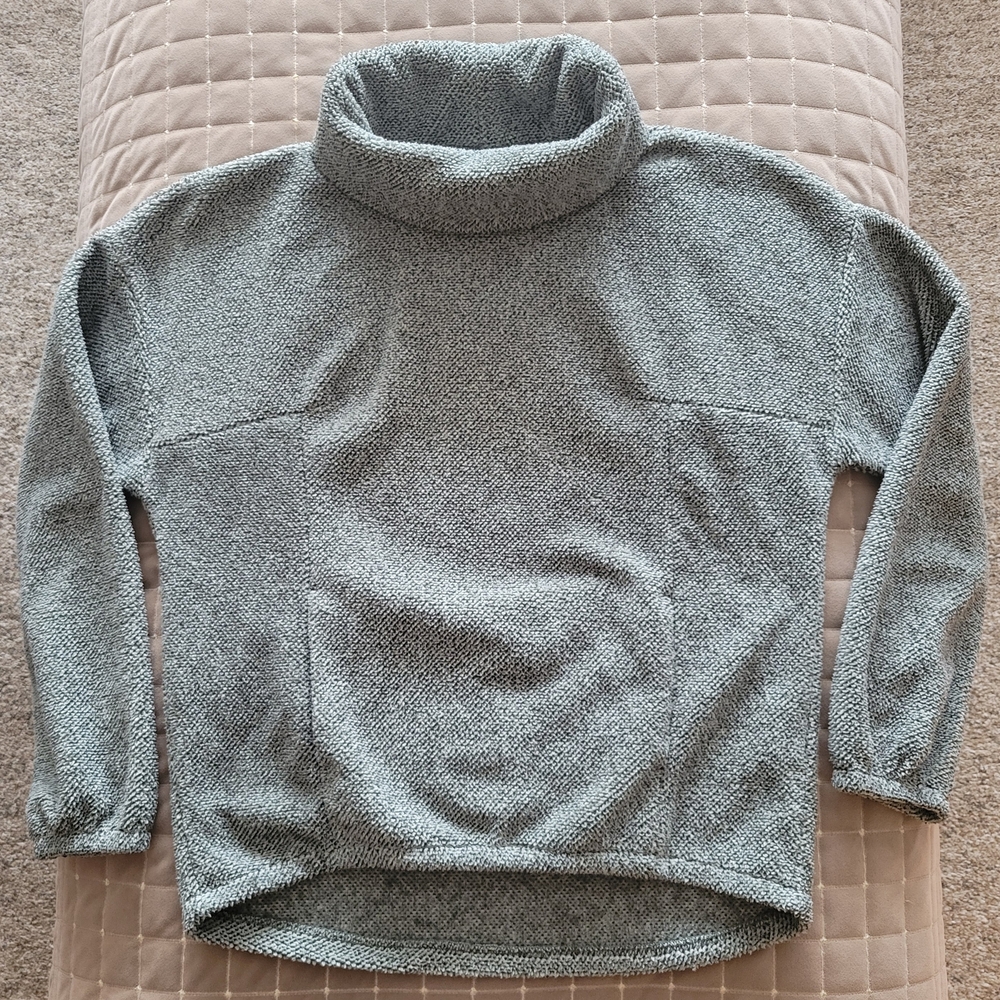 Balance Collection Women's Heathered Green Turtleneck Sweater